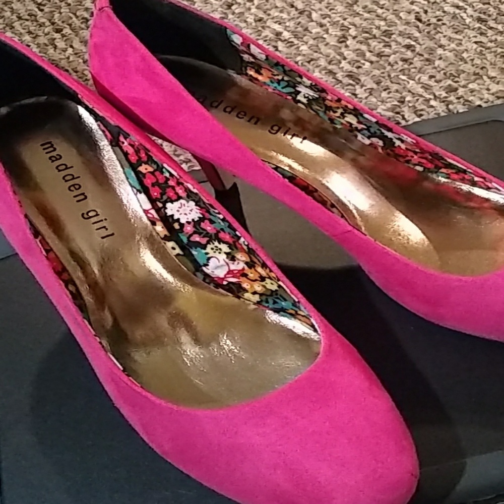 Hot pink Madden Girl heels